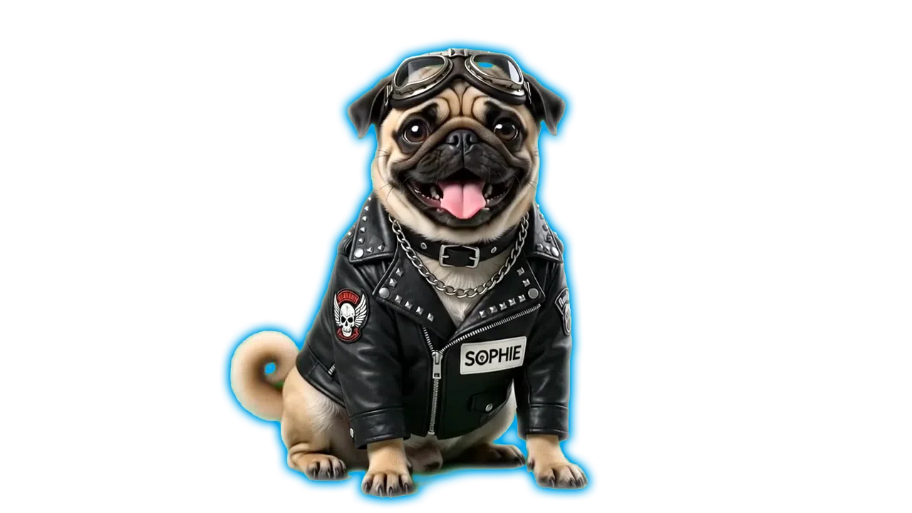 SOPHIE Pug Animado